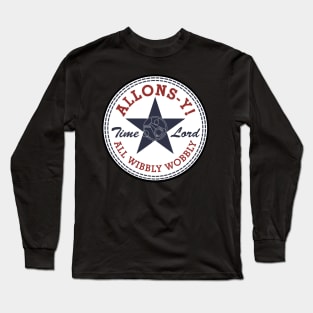 Allons-y! All Wibbly Wobbly Long Sleeve T-Shirt